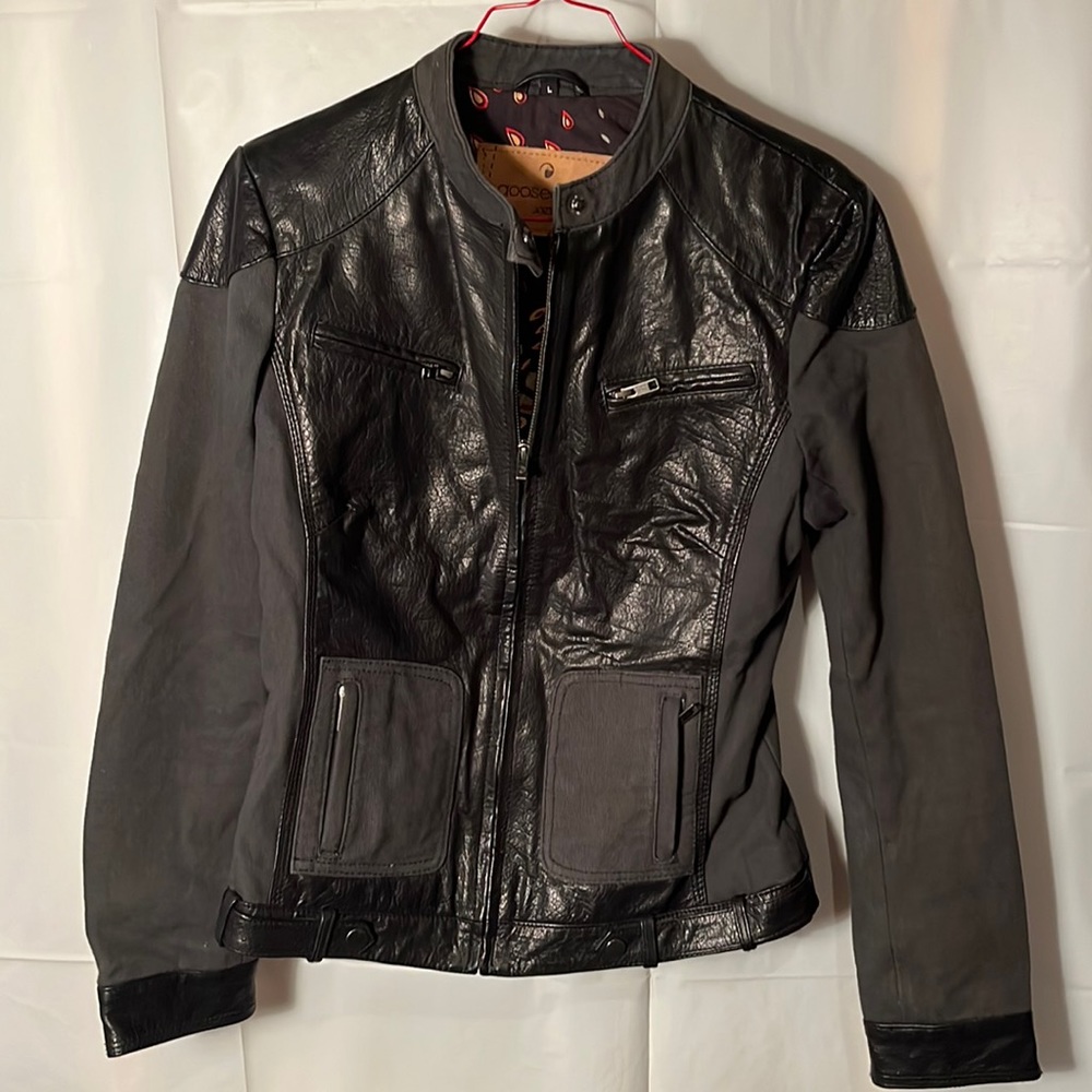 Goosecraft leather jacket L